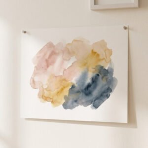 Abstract Watercolor Print