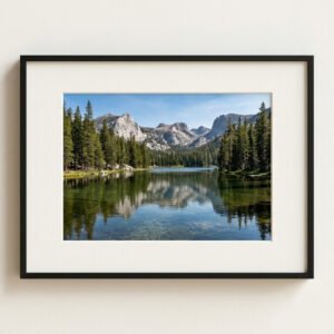Alpine Lake Framed Print