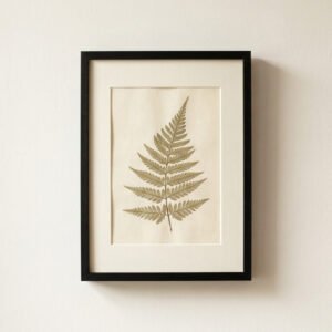 Botanical Fern Study Framed Print
