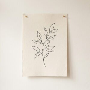 Botanical Line Art Print