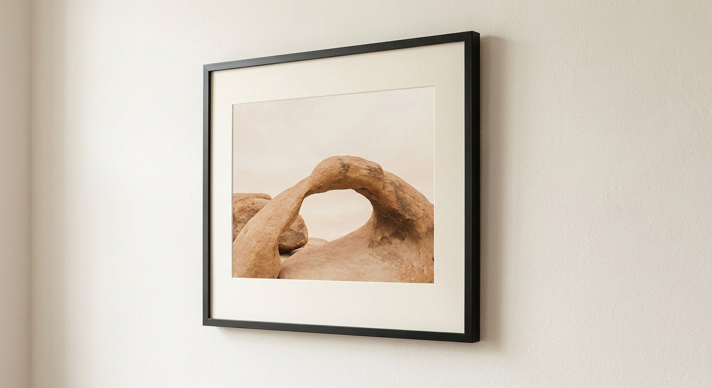 Desert Arch Framed Print