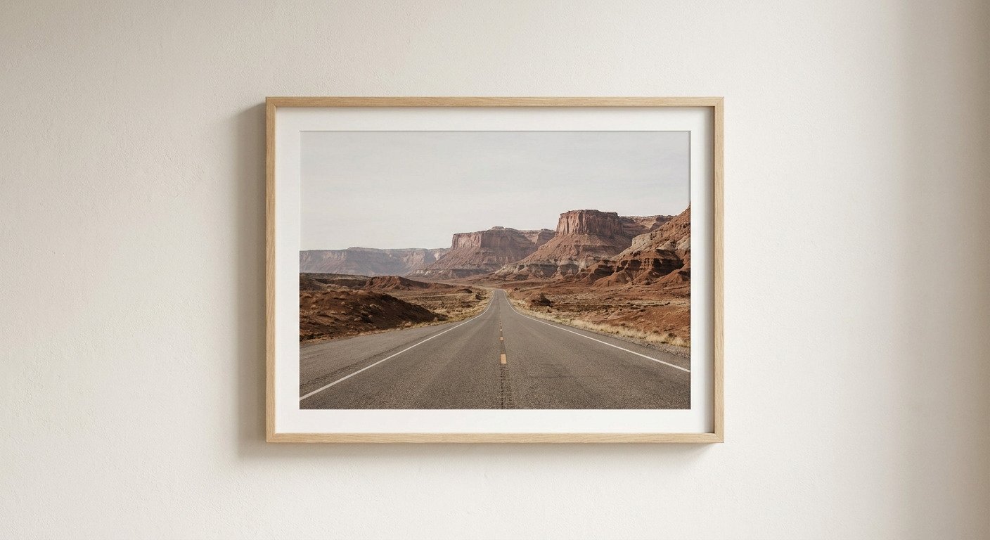 Desert Road Photograph