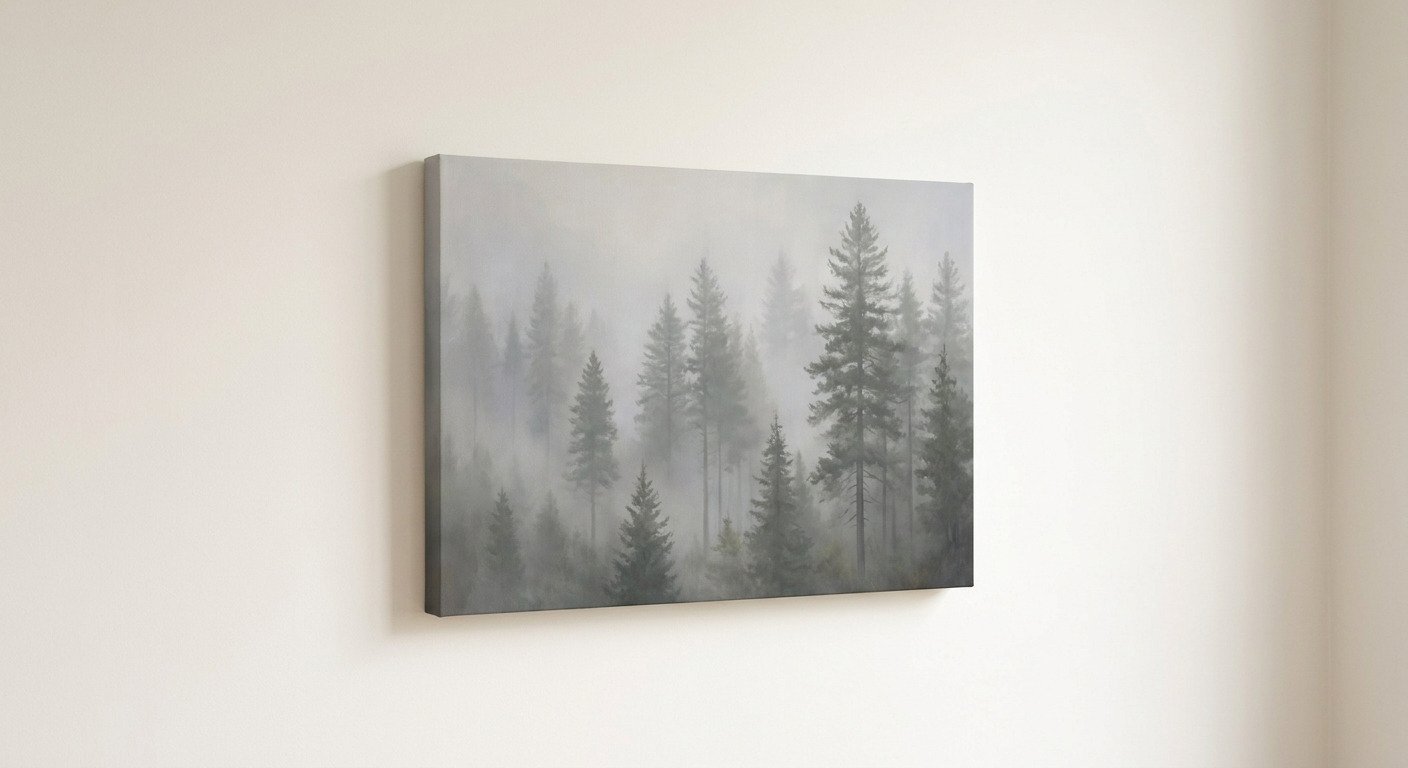 Foggy Forest Canvas
