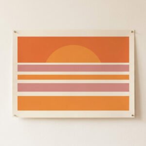 Retro Sunset Poster