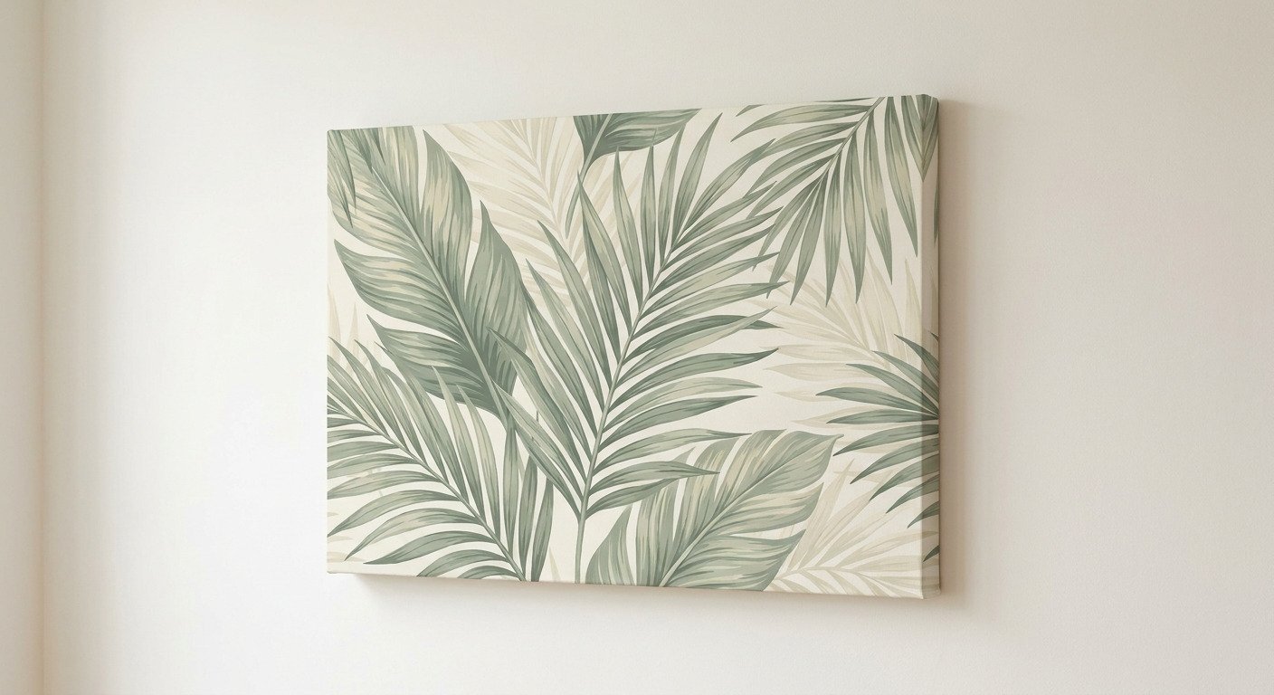 Tropical Palm Canvas