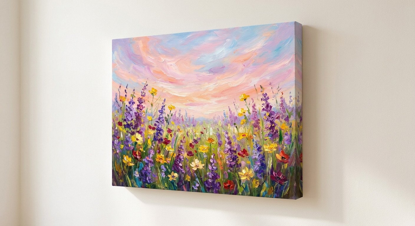 Wildflower Field Canvas